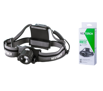 Nextorch Mystar R AA 600lm lampe frontale de foyer ultra-brillant avec bandeau confortable