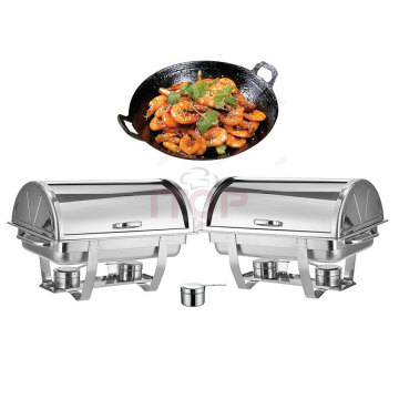 Factory Direct Stainless Steel Full Size Rectangular Chafer Dish for Buffet Stove