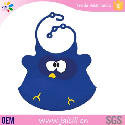 hot sale waterproof silicone Ted Bear Baby Bib