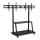 Dual TV stand mobile cart for display up to 55 inch