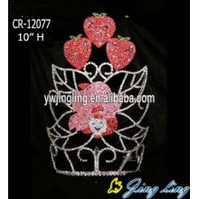 10 Inch Strawberry Leaves Fashion Bridal Crown