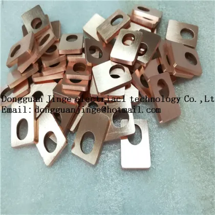 Electronic components copper bar purple