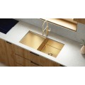 Hot sell handmade stainless steel drainboard kitchen sink