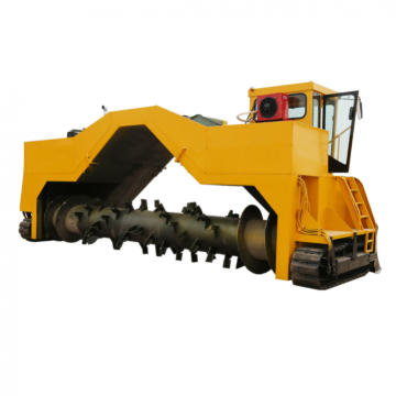 Supply CE certified self-propelled compost windrow roller