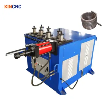 Round Pipe Roll Forming Bending Machine: 7 Roller System for Processing Carbon Steel, Metal, and Aluminum Tubes