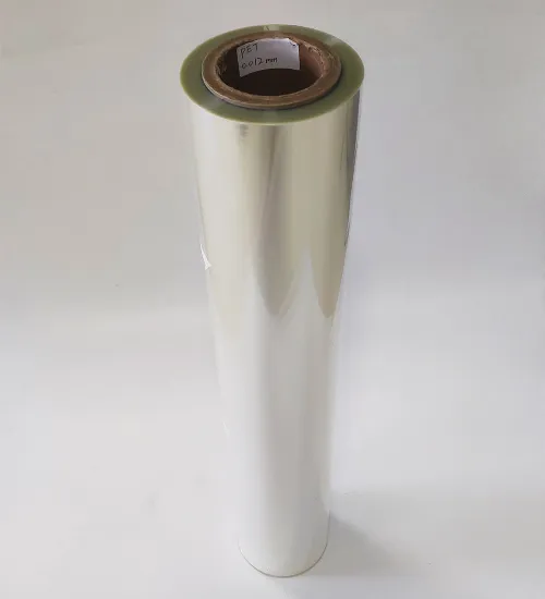 PET high transparency thin plastic film virgin material