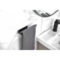 Matte Black Square Stainless Steel Towel Rack