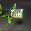 Druck PET 3D Hologramm Label Aufkleber