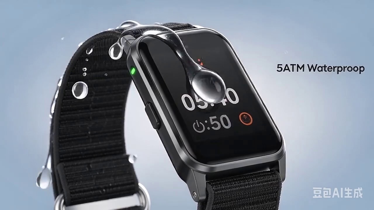 Smart Health Bracelet, Fitness Tracker | Heart Rate & Sleep, 5ATM Waterproof, Multi Sport Modes, Auto Monitor, Free App