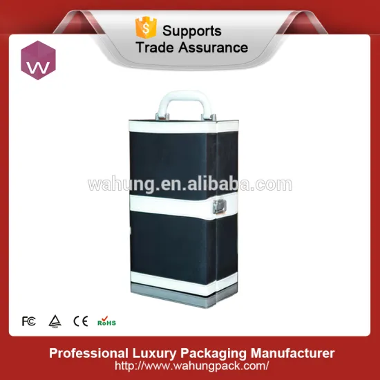 luxury wine glass bottle gift wooden box