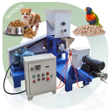Cat Dog 200kg/Hr Floating Fish Poultry Feed Extruder Machine