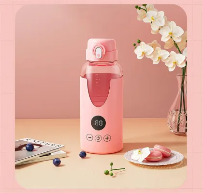 USB Charged Wireless Portable Thermos Baby Milk Bottle Warmer
