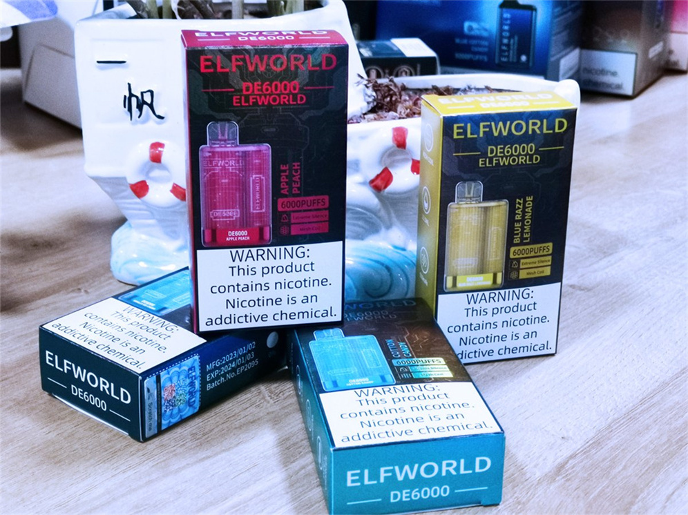 Mod de vape descartável ELF World De6000 personalizado