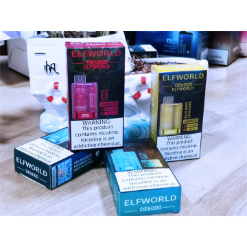 Mod de vape jetable Elf World de6000 personnalisé