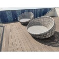 Decks de bambu ao ar livre para hotel resort