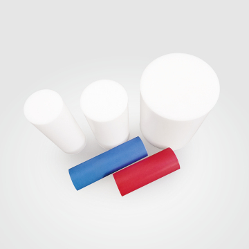 قضبان PTFE بيضاء عذراء