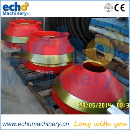 manganese steel Powerscreen 1150 Maxtrak cone crusher concave and mantle