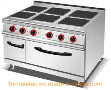 Electric Combination Oven 4-Hot Plate Electric Range with Electric Oven