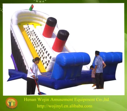 used inflatable water slide china/banzai inflatable water slide