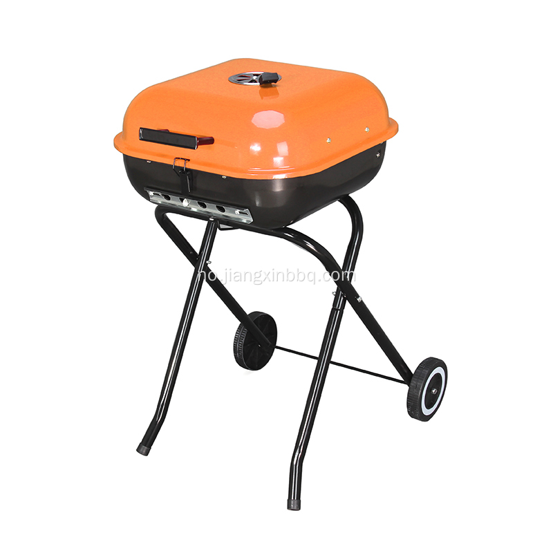 18&quot; kvadratisk sammenleggbar kullgrill