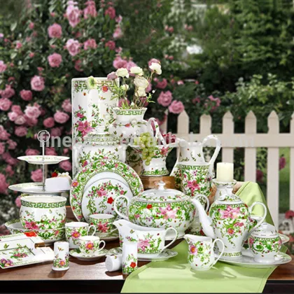 100CC Elegant Fine Bone China Antique Chinese Porcelain Tea Cup of In April