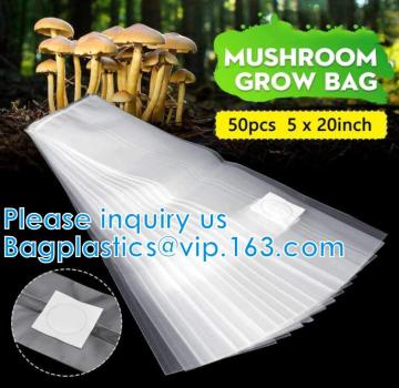 Autoclavable Mushroom Growing Bags, Mushroom Spawn Bags, Stand Up Durable Bags, Garden Supplies, Breathable