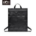 Benutzerdefinierte wasserdichte holographische luminöse geometrische Kinder -Rucksack Geometrische Rucksack -Waterfampfschüler Buchbeutel Custom