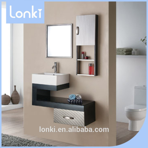 2016 new fashional bathroom vanity cabinet , stainless steel bathroom cabinet in China