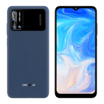 Doogee N40 Pro: هاتف ذكي مقاوم للماء الساخن مع كاميرات خلفية رباعية ، 6 جيجابايت+128 جيجابايت ، وميزة الدوران