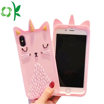 Crown Golden Cat Phone Case Unicorn Silikon Skal