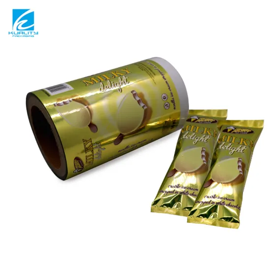 Custom Printed Laminated Plastic Wrap for Ice Lolly and Ice Cream Bar Packaging