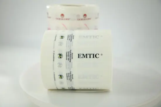 Hot Stamping Waterproof Round Adhesive Labels Sticker