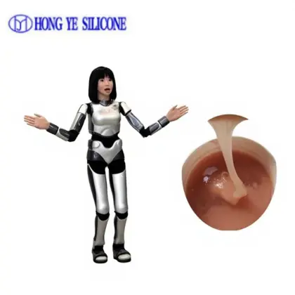 Flexible Silicone Rubber for Humanoid Robotics