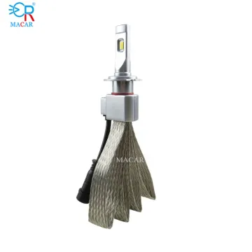MACAR 3 Colors H7 H11 LED Headlight Bulb 80W 8000lm 12v 24v