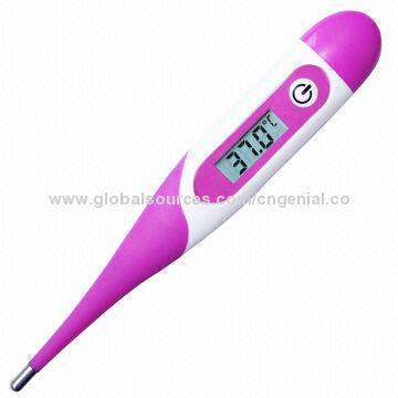Armpit Clinical Thermometer, LCD Display Beeper Memory Function, Ideal for Promotions