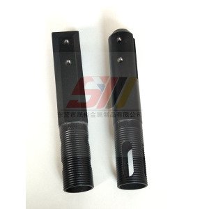 Black Series Black Brushed Glass Railing Stair Spigots