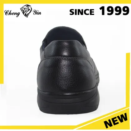 wholesale men leather dress shoes black genuine leather shoes men