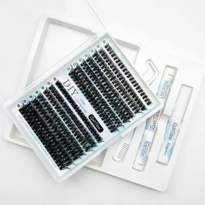 Individual Eyelash Extensions: Cluster Lashes, Mink Fan Eyelashes & DIY Lash Cluster Kits