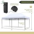 retractable tent Outerlead 10`x20` Heavy-Duty Pop-Up Canopy & Instant Shelter Factory