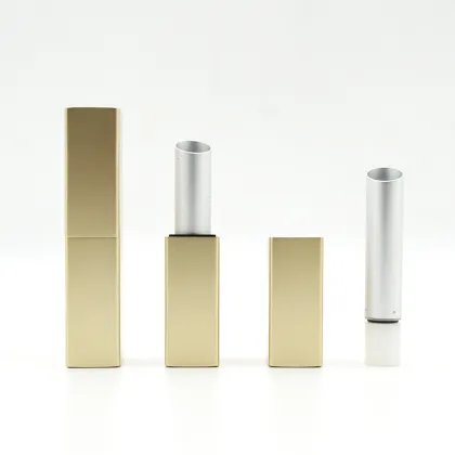 Custom Square Replaceable Magnet Lipstick Tubes with LOGO