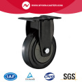 American Medium Duty Plate Rigid Swivel with Brake Rubber Caster Wheel