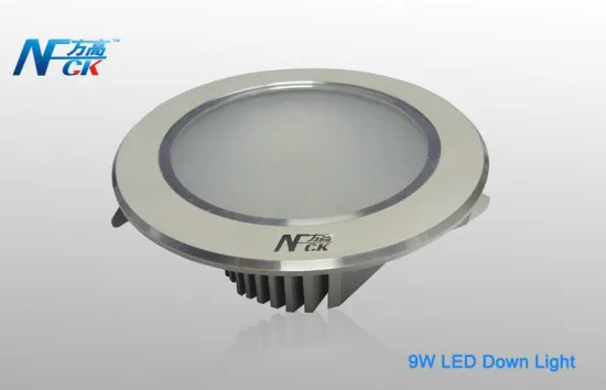 Ac 220v 9w 700lm Recessed Led Downlight , Energy-saving Led Down Lighting
