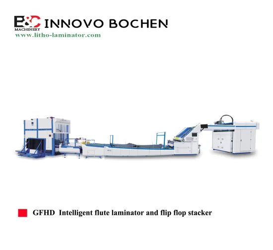 GFHD Intelligent flute laminator and flip flop stacker