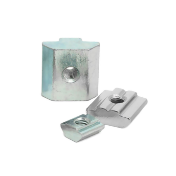 T-Type Sliding Nuts for Aluminum Extrusions - Stainless Steel, Nickel, Zinc Plated M4 M5 M6 M8