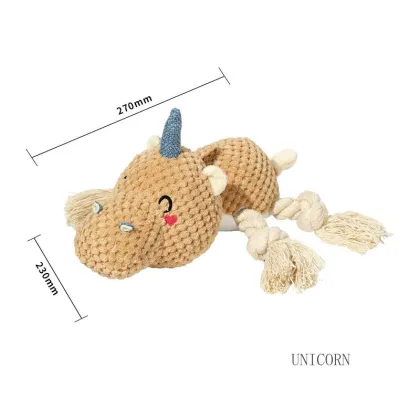 Durable Plush Elephant Dog Toy
