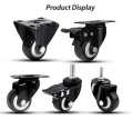 Fast Caster Polyuretan Swivel Wheel PU Furniture Casts