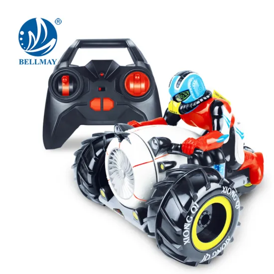 Wholesale funny 2.4G cool plastic amphibious stunt car toy