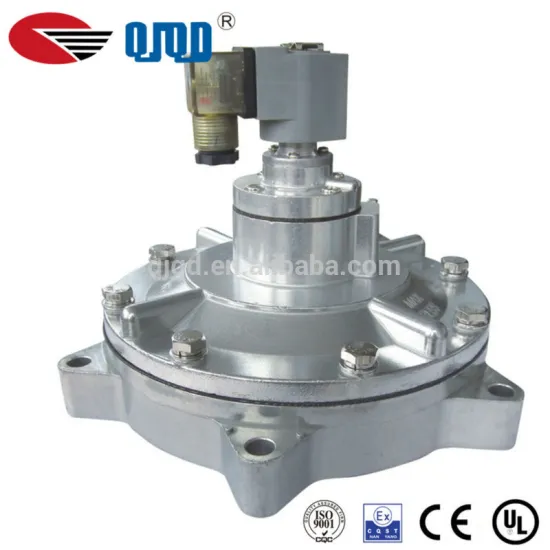 DN62 Double Diaphragm Aluminium Alloy In Line Pulse Solenoid Valve 24V