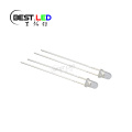 Super Bright 3MM ပူနွေးသောအဖြူရောင်အလင်း LED Diodes