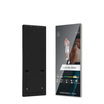 Factory Price Smart Fitness Mirror with Weights, Waterproof Touch Screen Gym Mirror